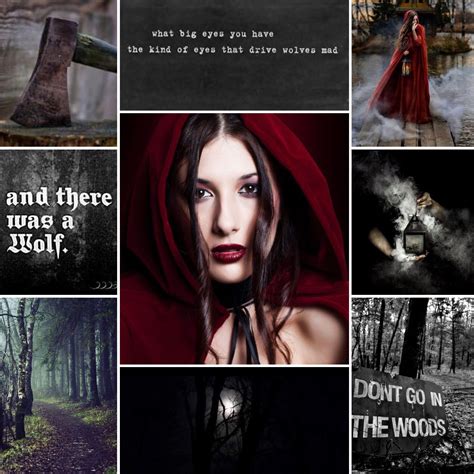 red riding hood aesthetic  knew       woods    prepared