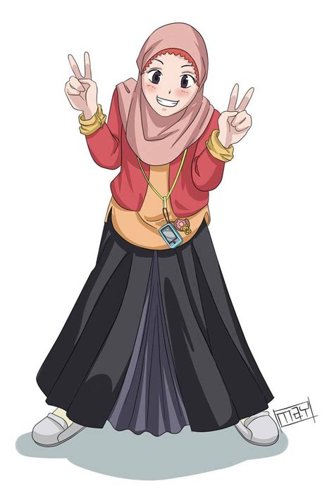 gambar hijab kartun terbaru 2019 tutorial hijab terbaru