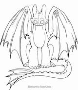 Toothless Coloring Pages Printable Dragon Categories sketch template