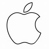 Apple Colorless Mac Ipod Smartphone Itunes sketch template