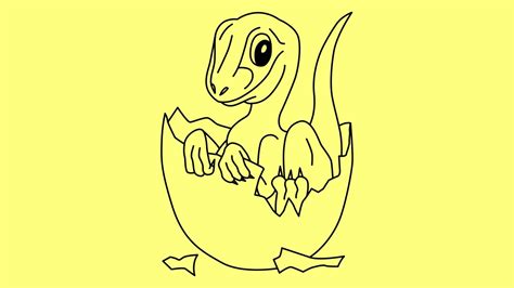 How To Draw Jurassic Park Dinosaur Step By Step Easy Как
