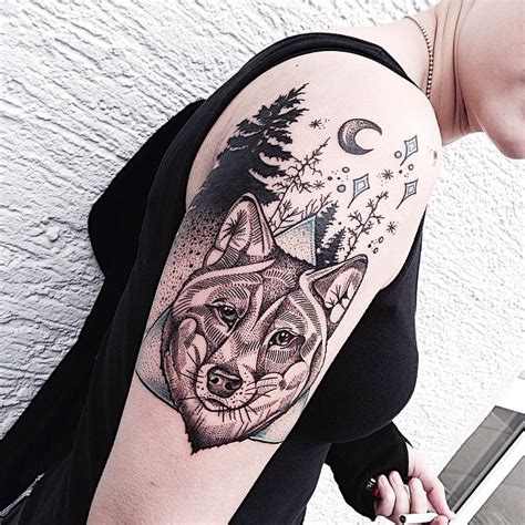 Stunning Wolf Arm Tattoo Tattoomagz › Tattoo Designs