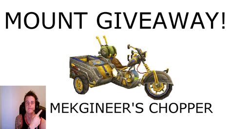 donewow  mekgineers chopper giveaway channel contest wod gold guides youtube