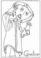 Coraline Jones Coloring Pages Template sketch template