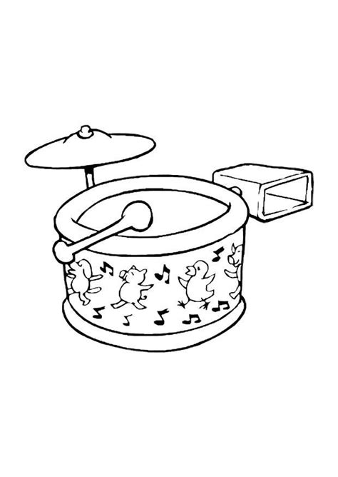 coloring page drum set  coloring home