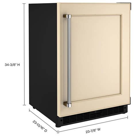 kitchenaid  undercounter refrigerator  panel ready nebraska furniture mart