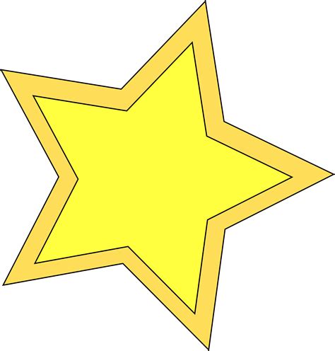 large gold star clipart