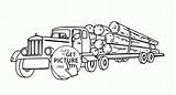 Coloring Pages Semi Truck Kids Transportation Colouring Tractor Trucks Printables Choose Board sketch template