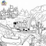 Thomas Percy Coloring Engine Train Pages Kids Activities Tank Friends Print Color Cake Printable Toys Games Online Birthday sketch template