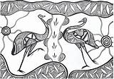 Aboriginal Emu Dreamtime Coloriages Sheets Aborigene Aborigines Getcolorings Pshevoznitskaya Yana Coloriage Aborigène Getdrawings Kangaroo Colorier Aborigenes Emus Aborigen Adultos sketch template