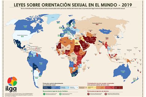 mapa leyes sobre orientación sexual 2019 ilga