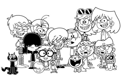 loud house coloring page   kids halloween coloring