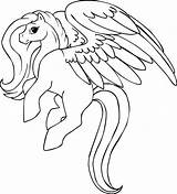 Pegasus Coloring Pages Kids Pony Little Printable Coloring4free Colouring Print Color Pegas Adults Getcolorings Getdrawings Choose Board sketch template