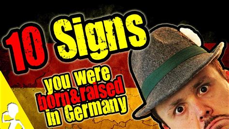 10 Signs You Were Born And Raised In Germany Get Germanized Youtube