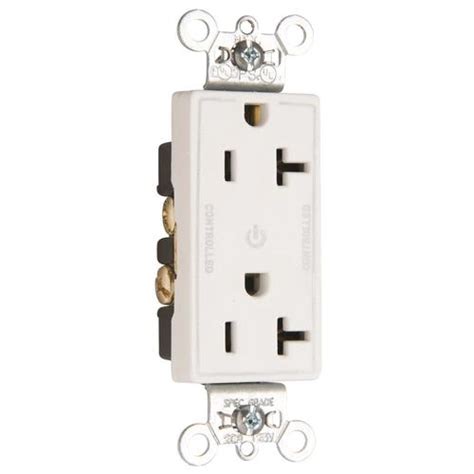 legrand plug load white  amp decorator outlet commercial outlet   electrical outlets