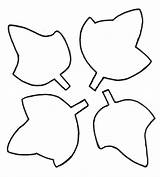 Leaf Outline Leaves Template Pattern Clipart Simple Templates Pumpkin Leave Patterns Ivy Mosaic Fall Clip Favecrafts Stone Outlines Flowers Garden sketch template