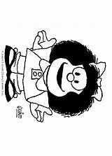 Mafalda Sonrisa Oi Dizendo Hellokids sketch template
