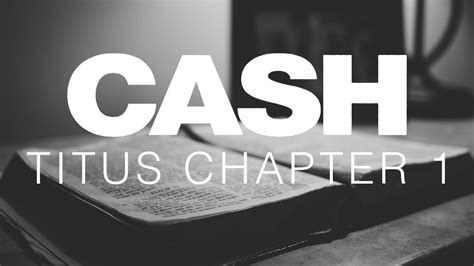 johnny cash reads  bible titus chapter  youtube