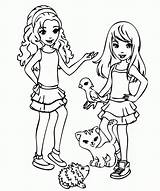 Coloring Lego Friends Pages Printable Mia Popular sketch template