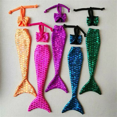 mermaid tail sets  barbie dolls choose   etsy