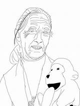Jane Goodall sketch template