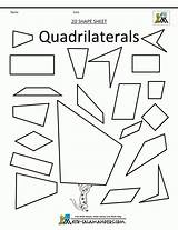 Quadrilaterals sketch template