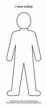 Outline Body Person Clipart Clip Printable Kids Template Boy People Cartoon Child Drawing School Girl Doll Coloring Plain Paper Preschool sketch template