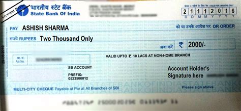 How To Withdraw Money From Sbi Bank Using Cheque Leah Beachums Template