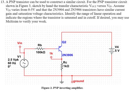 pnp transistor     construct  similar cheggcom