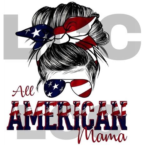 all american mom 4th of july sublimation heat transfer etsy canada