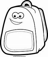 Clipart School Backpack Bag Clip Outline Bags Cliparts Back Book Purse Sack Related Bookbag Drawing Pack Backpacks Library Kid Transparent sketch template