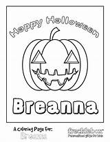 Coloring Halloween Pages Personalized Printable Choose Board Name Book Sheets sketch template