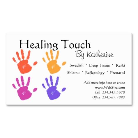 massage therapist business card samples and ideas