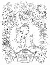 Coloring Frog Pages Princess Disney Tiana Para Adult Colorir Prince Lottie Princesas Princesa Sapo Adults Desenhos Print Comments Getdrawings Gif sketch template