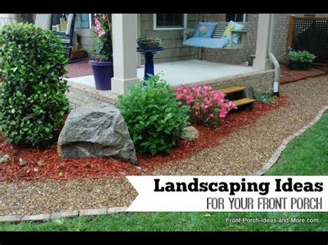 front porch landscaping ideas   youtube