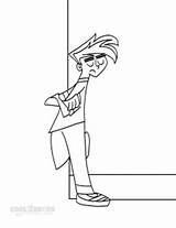 Danny Phantom Coloring Pages Cool2bkids sketch template