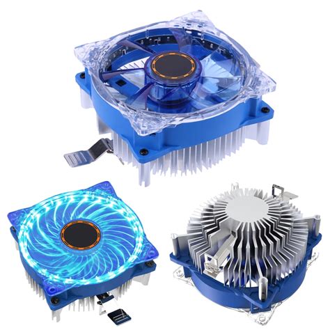 buy mini pcs creative dc   led cpu cooling fan computer cooling fan