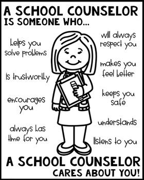 school counselor coloring coloring pages