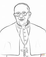 Pope Papst Franziskus sketch template