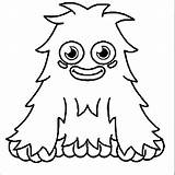 Coloring Monsters Moshi Wecoloringpage sketch template