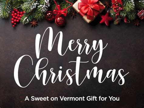 christmas gift card gourmet artisan chocolates sweet  vermont