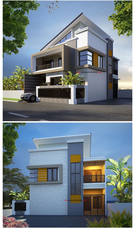 denah rumah  lantai hook arsihome