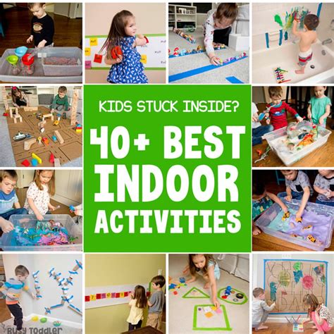 indoor activities  toddlers preschoolers busy toddler