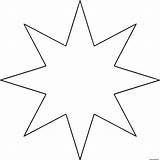 Etoile Huit Dessiner étoile Dory Gratuit Coloring Formes Imprimé sketch template
