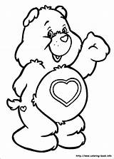 Coloring Pages Bear Care Getdrawings Grumpy Bears sketch template