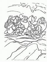 Snow Dwarfs Mine Colorat Pitici Cei sketch template