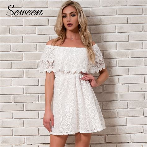 buy white lace dress summer 2018 new arrivals fashion
