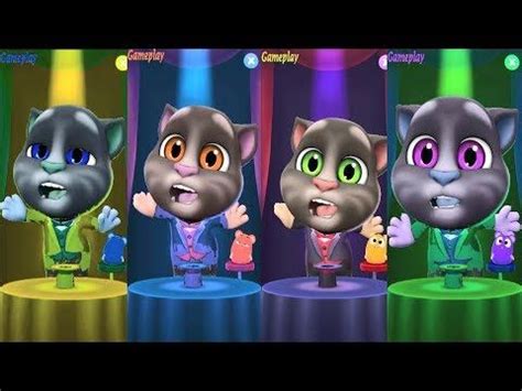 talking tom   update christmas  colors reaction android ios gameplay hd youtube