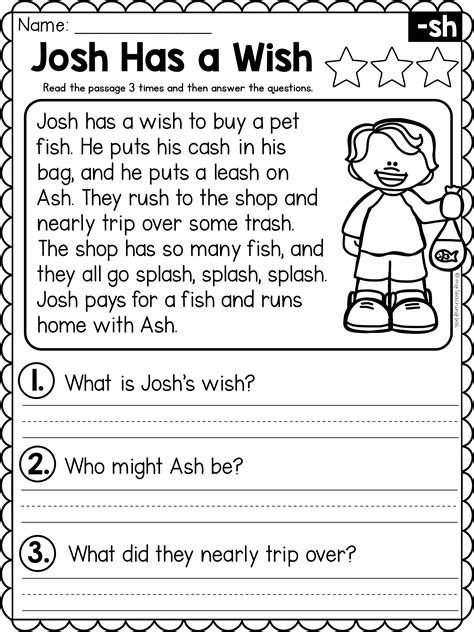 digraph reading passages comprehension paper digital distance learning reading passages