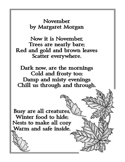 november poetry small group lesson plan